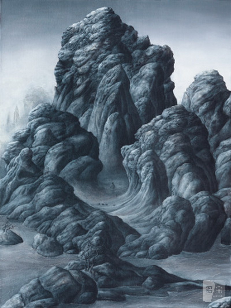 王梵僧 WANG FANSENG (b.1984) 中峰行旅 Travel